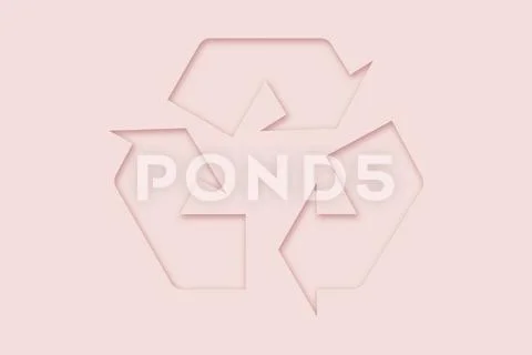 Zero waste pink background. Stock Photos