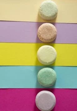 Zero waste solid shampoo Stock Photos