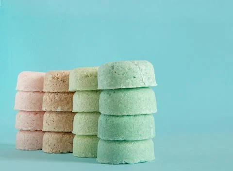 Zero waste solid shampoo Stock Photos