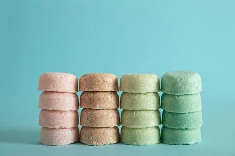 Zero waste solid shampoo Foto stock