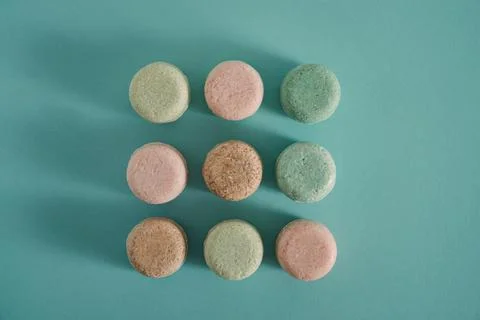 Zero waste solid shampoo Stock Photos