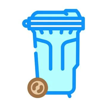 Zero waste sorting color icon vector illustration Stock Illustration