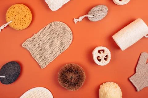 Zero waste sponge Stock Photos