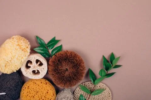 Zero waste sponge Stock Photos