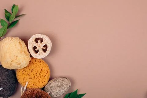 Zero waste sponge Stock Photos