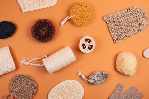 Zero waste sponge Stock Photos