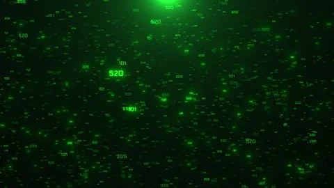 Zeros and ones data stream on screen Programming Coding Background concept Stock Footage 293755721