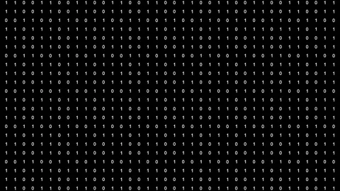 Zeros numbers grid motion background Stock Footage 72132220