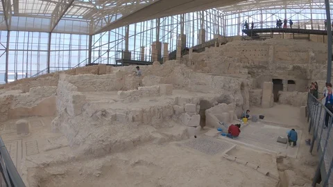 Zeugma belkis ruins Stock Footage 129985370