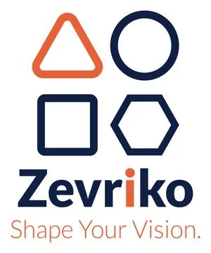 Zevriko Geometric Vision &amp; Creative Design Logo Stock Illustration