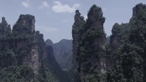 Zhangjiajie down Vídeos de archivo 209149792