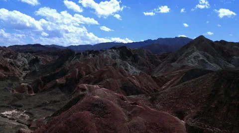 Zhangye danxia landform Stock Footage 65887484