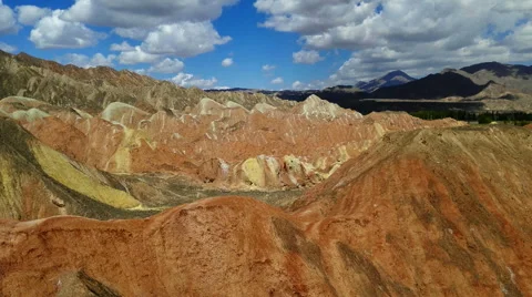 Zhangye danxia landform timelapse 库存影片 66244870