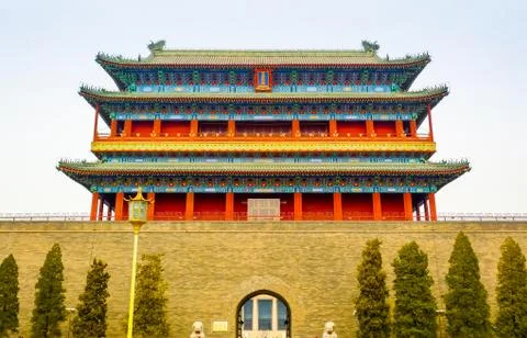 Zhengyang Gate front view Stock Photos