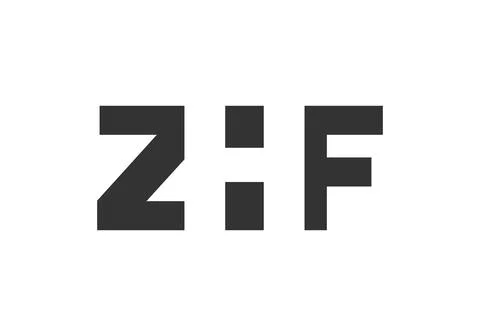 ZHF logo design. Initial letter Z H F bold font style for tech startups, co.. Stock Illustration