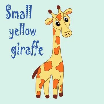 Zhirafe hand drawn Stock Illustration