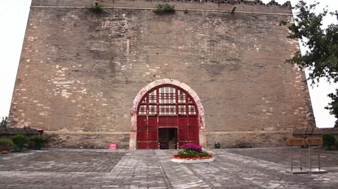 Zhonglou Bell Tower, Beijing, China Stock Footage 53235853