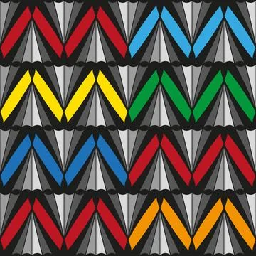Zickzack seamless zig-zag pattern Copyright: xZoonar.com/angetax 8117856  스톡 사진