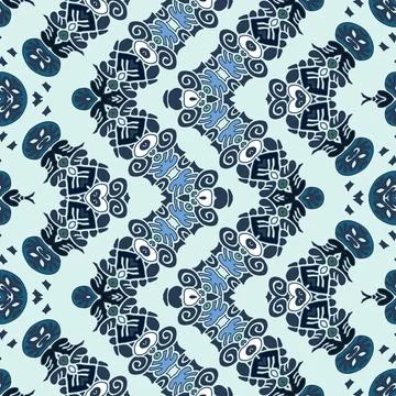 Zickzackmuster seamless graphical zig zag pattern Copyright: xZoonar.com/a... Stock Photos