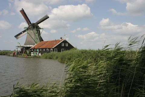  Zider Zee Windmill Stock Photos