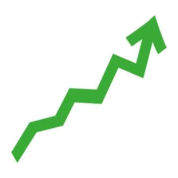 Zig zag up arrow icon イラスト素材