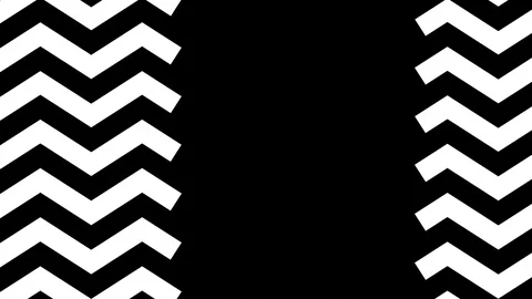 Zig zag background animation with optional luma matte. Alpha Luma Matte inclu 動画素材 94256409