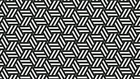 Zig zag b&amp;w shapes horizontal animation vector motion 動画素材 132493147