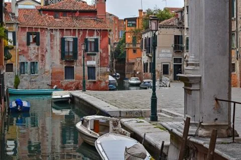 Zig Zag Canals Venice Stock Photos
