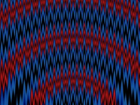 Zig Zag Fractal Stock Illustration