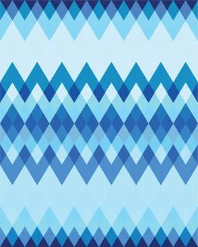 Zig zag geometric abstract seamless pattern. Stock Illustration