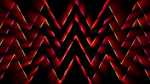 Zig zag lines falling down Stock Footage 158149559