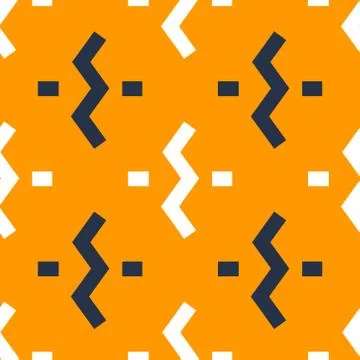 Zig zag link seamless pattern 스톡 일러스트