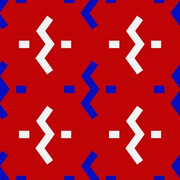 Zig zag link seamless pattern 스톡 일러스트