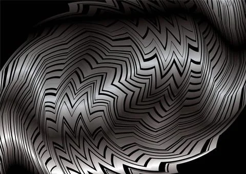 Zig zag modern Abstract modern silver and black background with copy space... Stock Photos