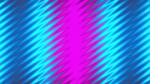 Zig zag neon lines Stock Illustration