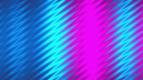 Zig zag neon lines Stock Illustration