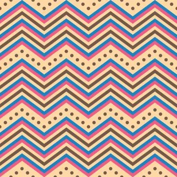 Zig Zag Pattern Background Illustrazione stock