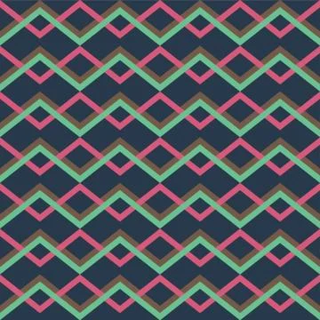 Zig Zag Pattern Background Stock Illustration