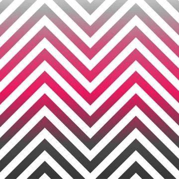 Zig zag pattern in hot pink	 Stock Illustration