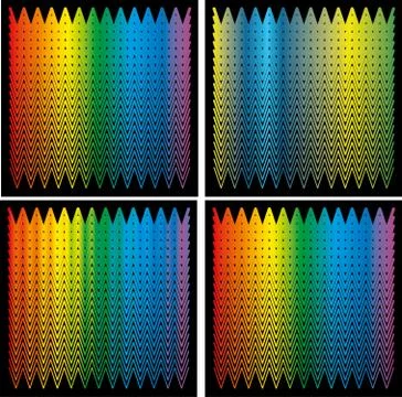 Zig zag pattern textile vector art Stock Illustration