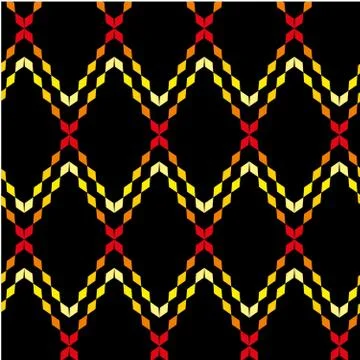 Zig zag pattern textile vector art 스톡 일러스트