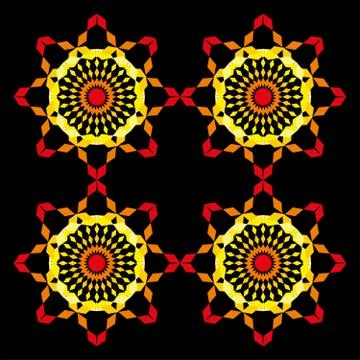 Zig zag pattern textile vector art イラスト素材