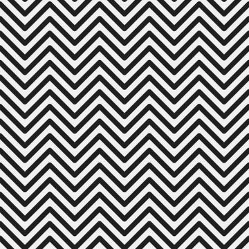 Zig zag seamless geometric pattern. Ilustração Stock