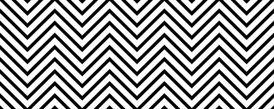 Zig zag seamless pattern. Black and white herringbone ornament background イラスト素材