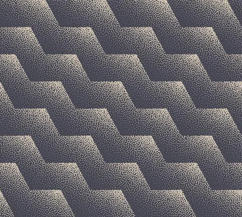 Zig Zag Seamless Pattern Stippled Geometric Vector Abstract Background Stockillustratie