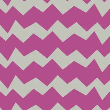Zig zag seamless pattern template for children kids Stock Illustration