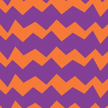 Zig zag seamless pattern template for children kids Stock Illustration