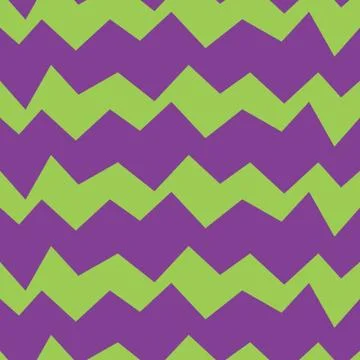Zig zag seamless pattern template for children kids Stock Illustration