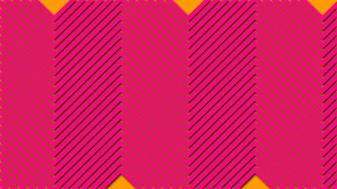 Zig zag shapes with horizontal lines, bright festive stripes, sharp and jagged Stock Footage 102941505