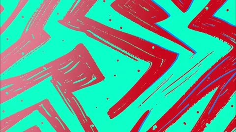 Zig-Zag Strokes &amp; Comic Patterns Sketchy Motion Pattern Loop Stock Footage 315168809